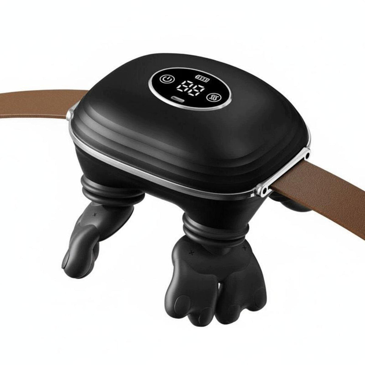 Hands Unrestricted Neck and Shoulder Massager Portable & Black Wave