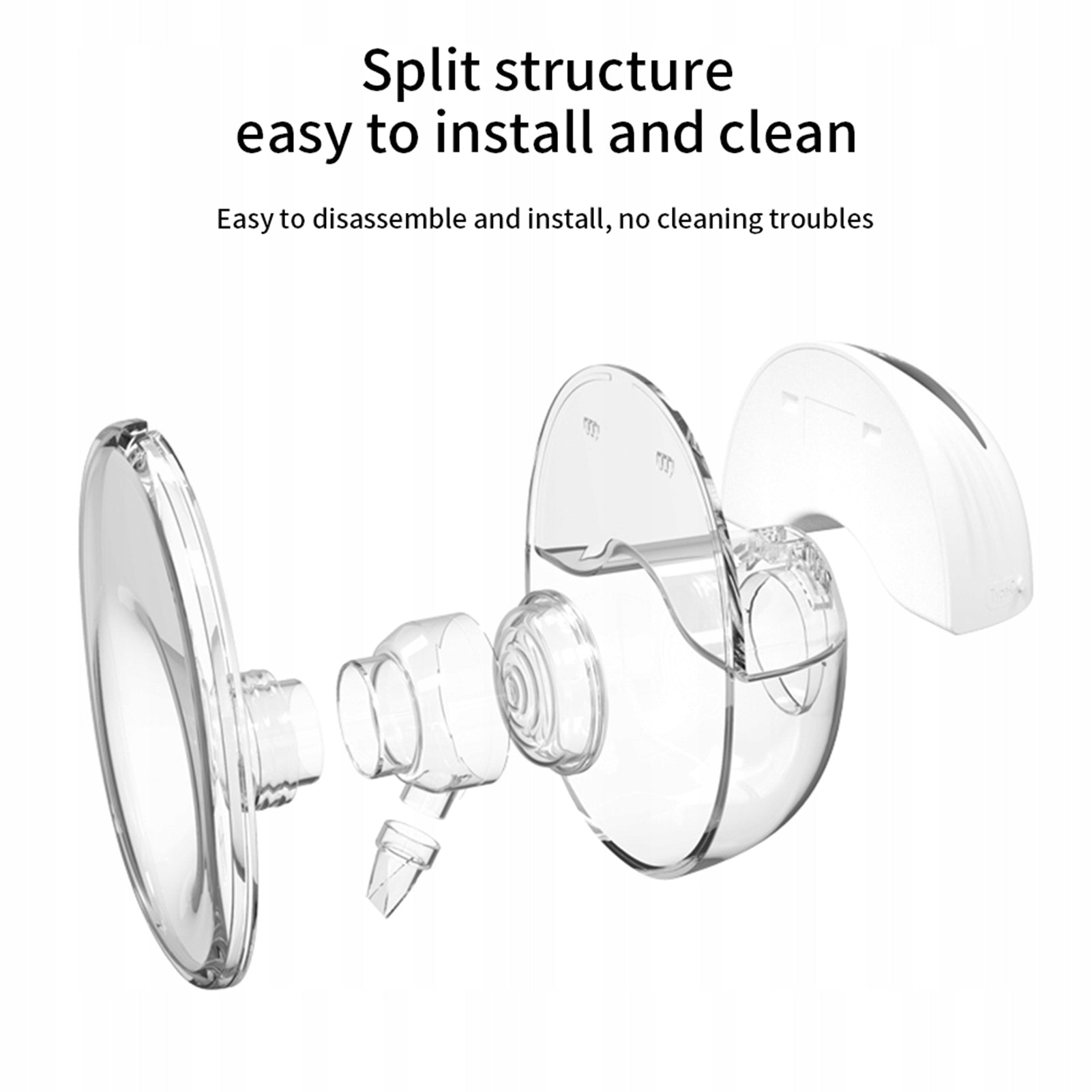 Hands without hand pump to carry electric breast pump light with displays