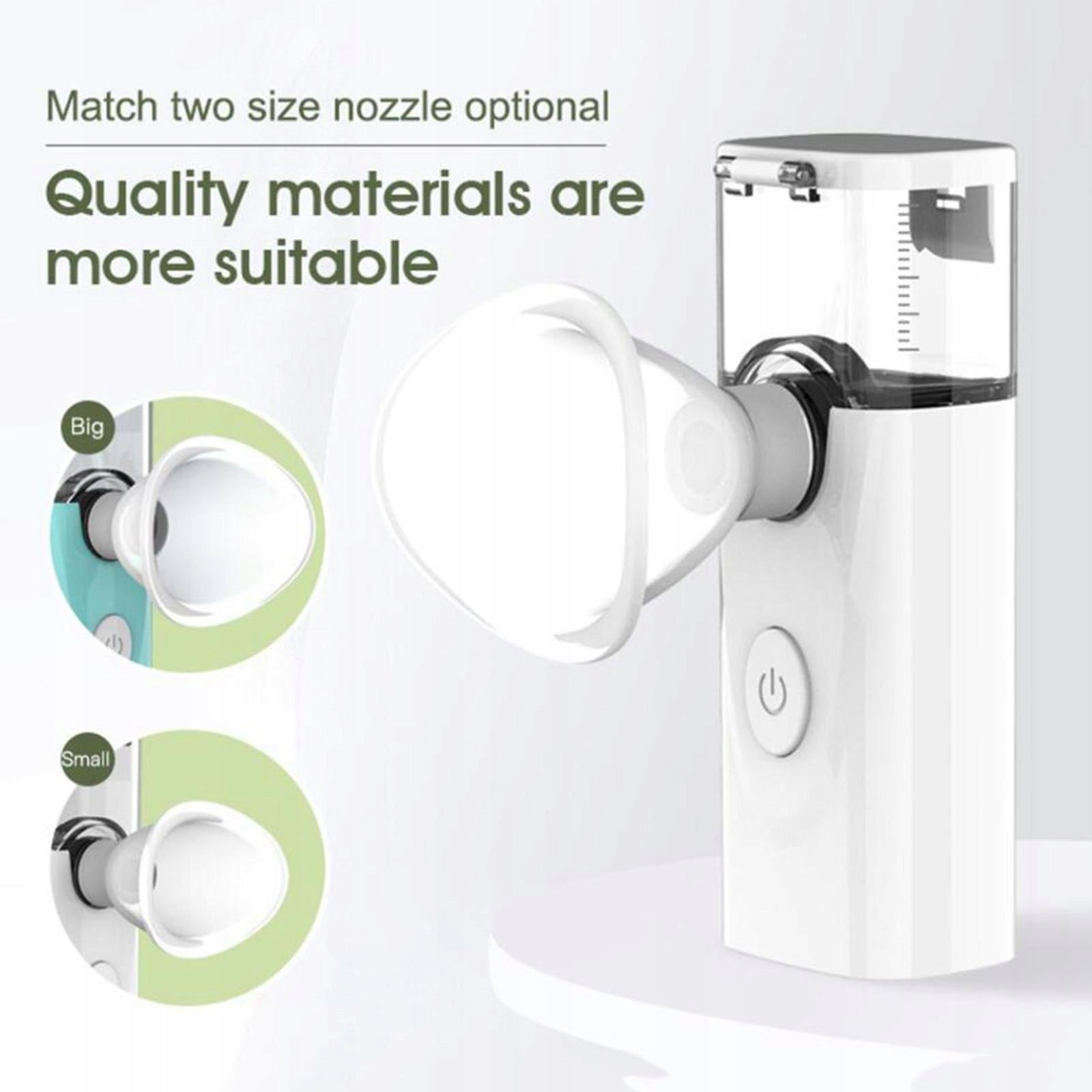 Handy Nano Facial Mister Eye Sprayer Humectant USB Rechargeable white Medical device no