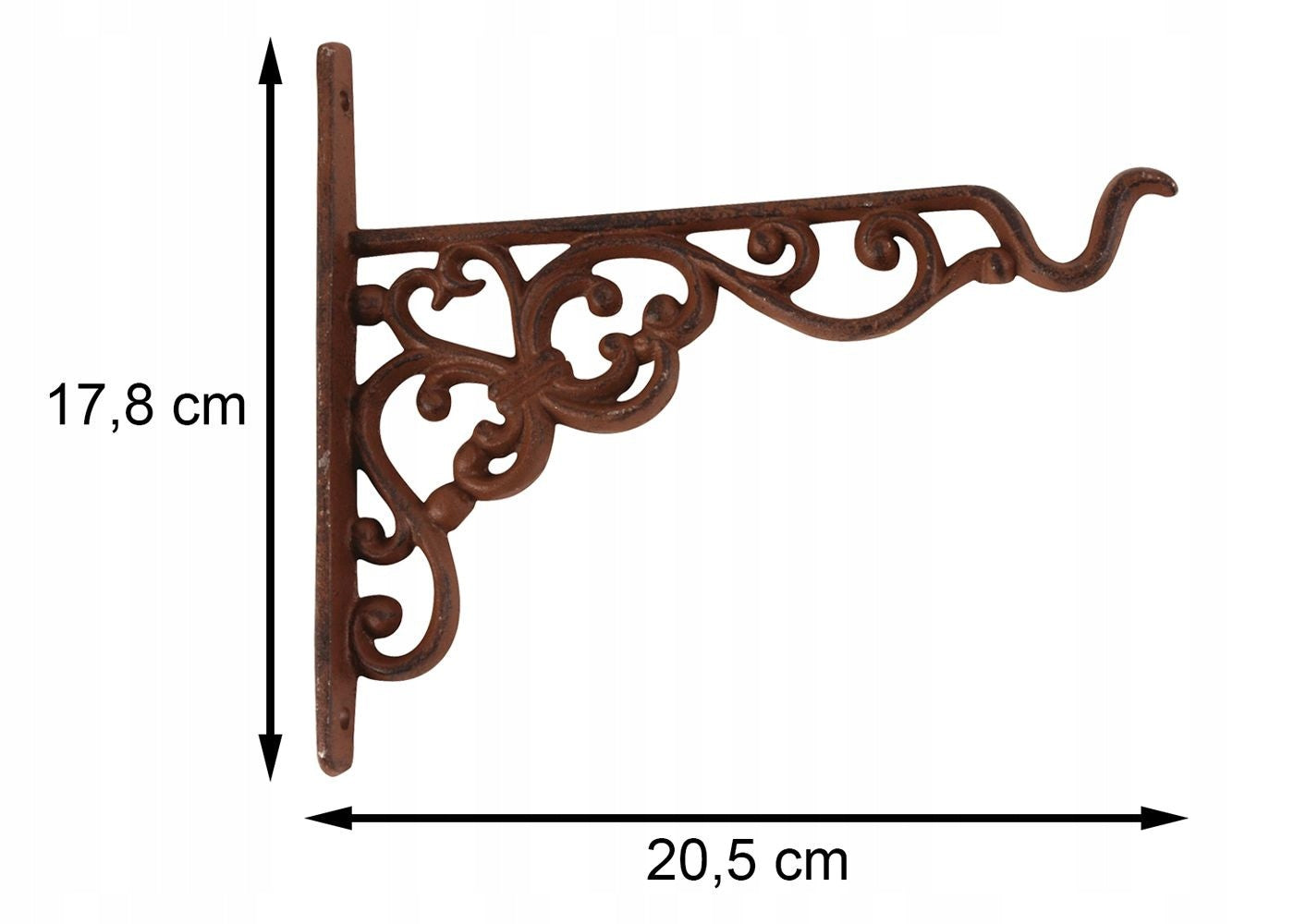 Hanger Balcony Holder Cast Iron Pot Hook Flower Pot Vintage Manufacturer Esschert Design