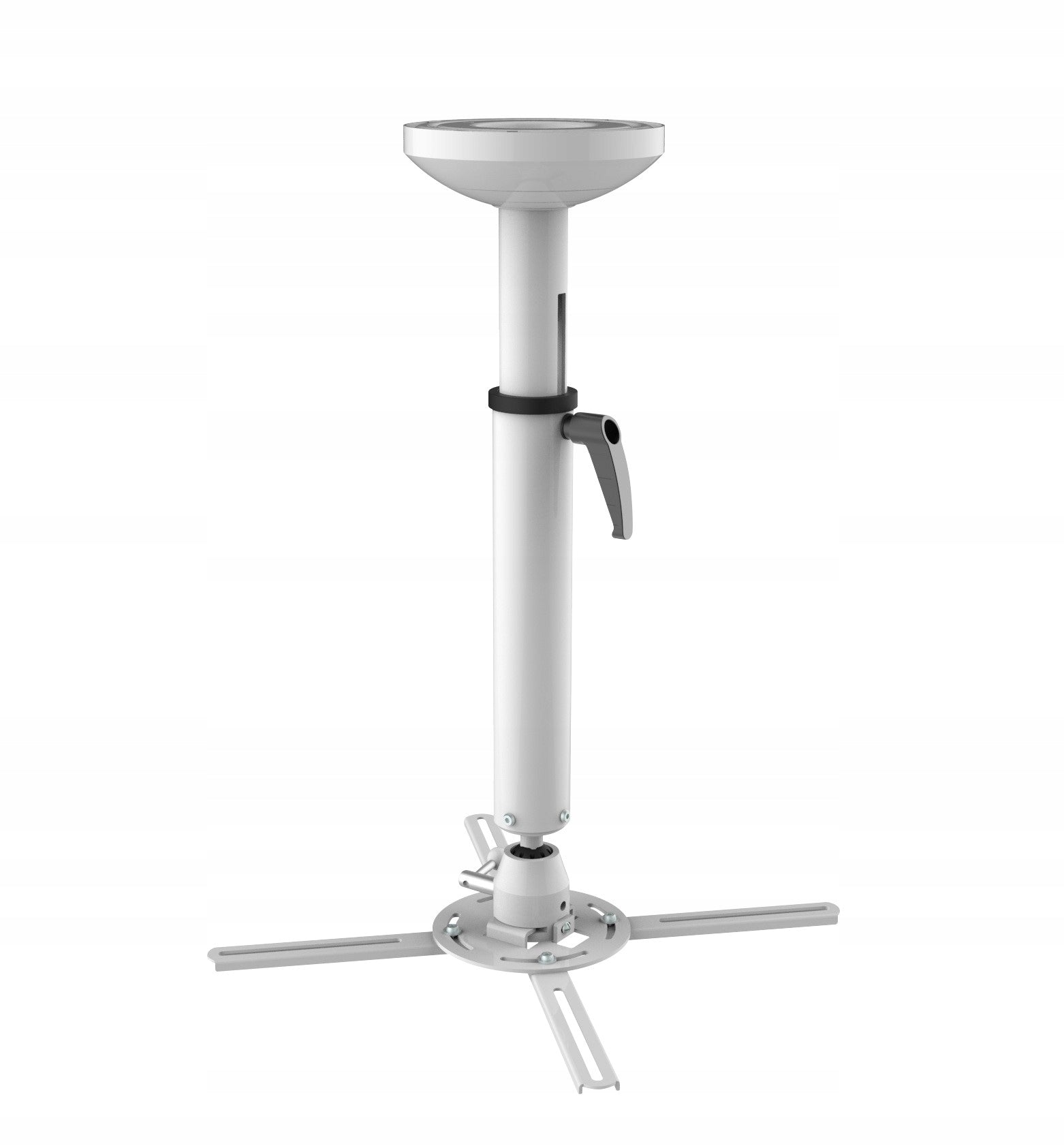 Hanger Ceiling Mount White for Projector Rotary D3 Universal