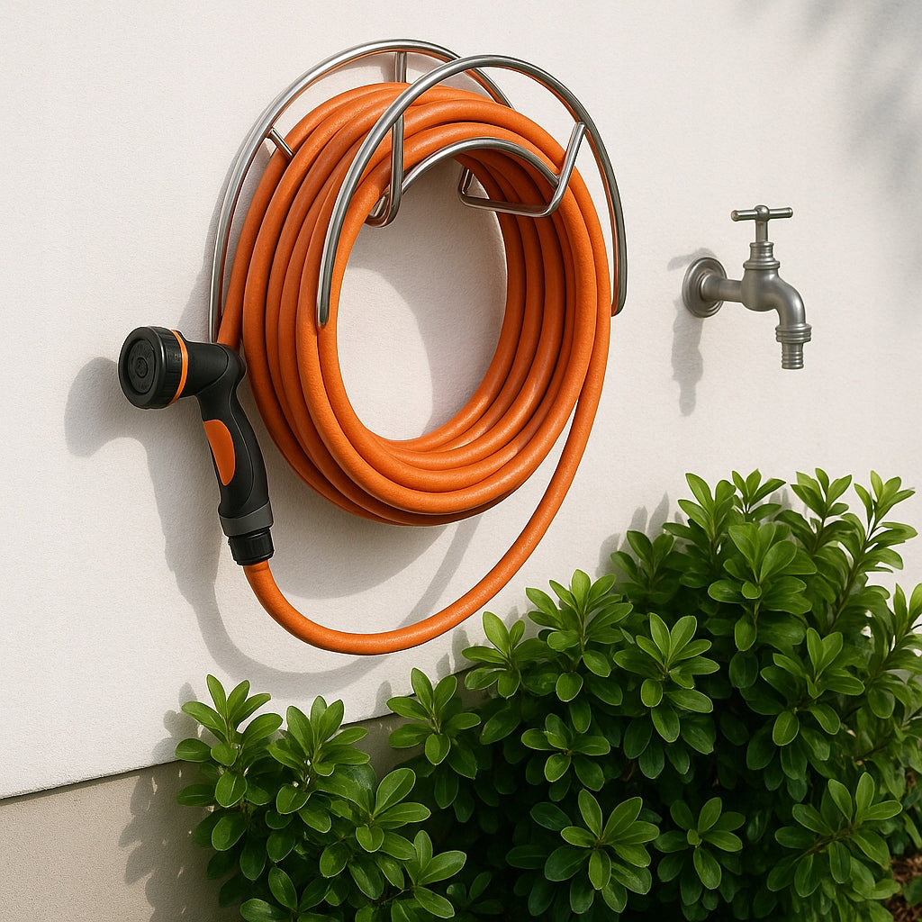 Hanger Hook Wall Mount Garden Hose Retractor Metal Organizer EAN (GTIN) 5907596420654