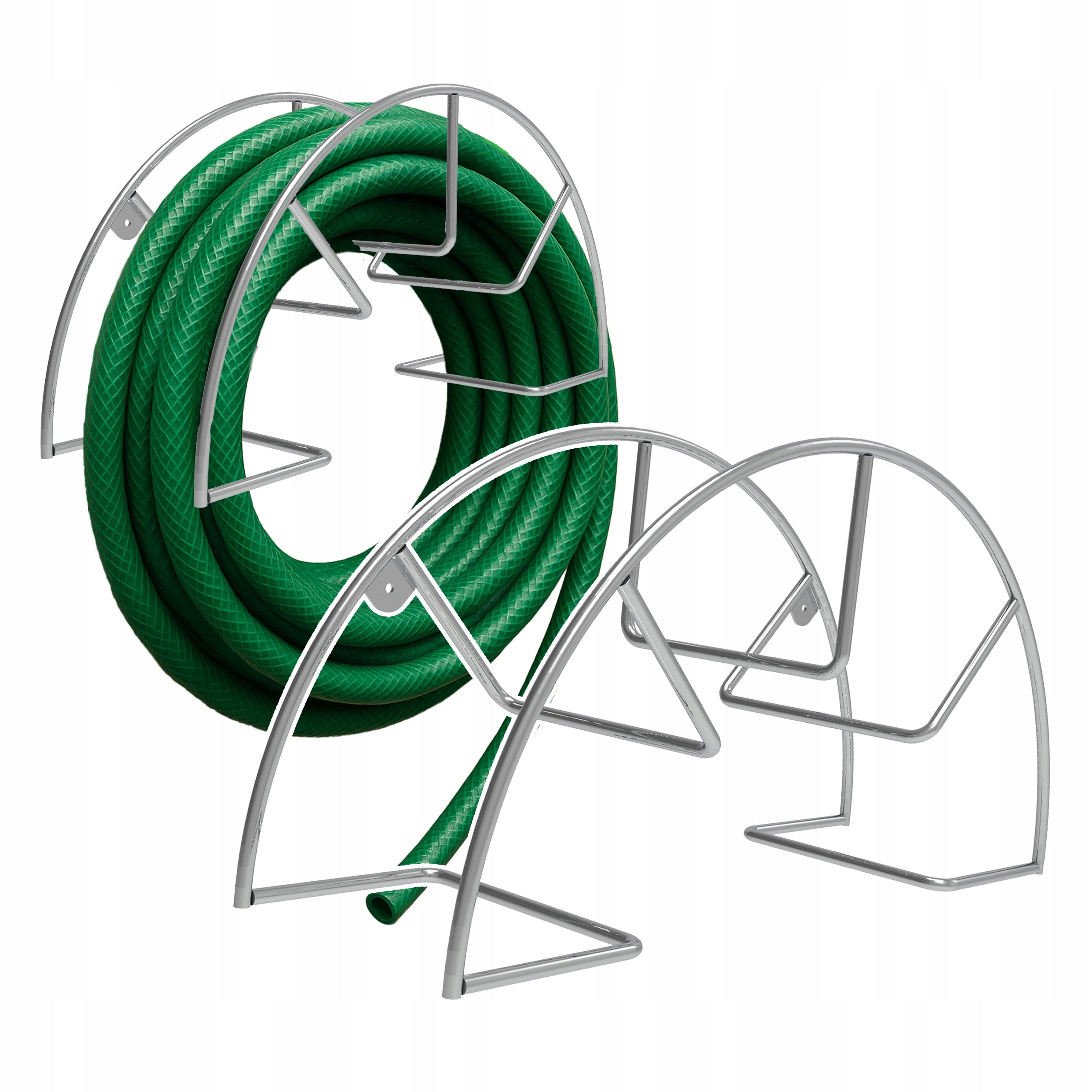 Hanger Hook Wall Mount Garden Hose Retractor Metal Organizer