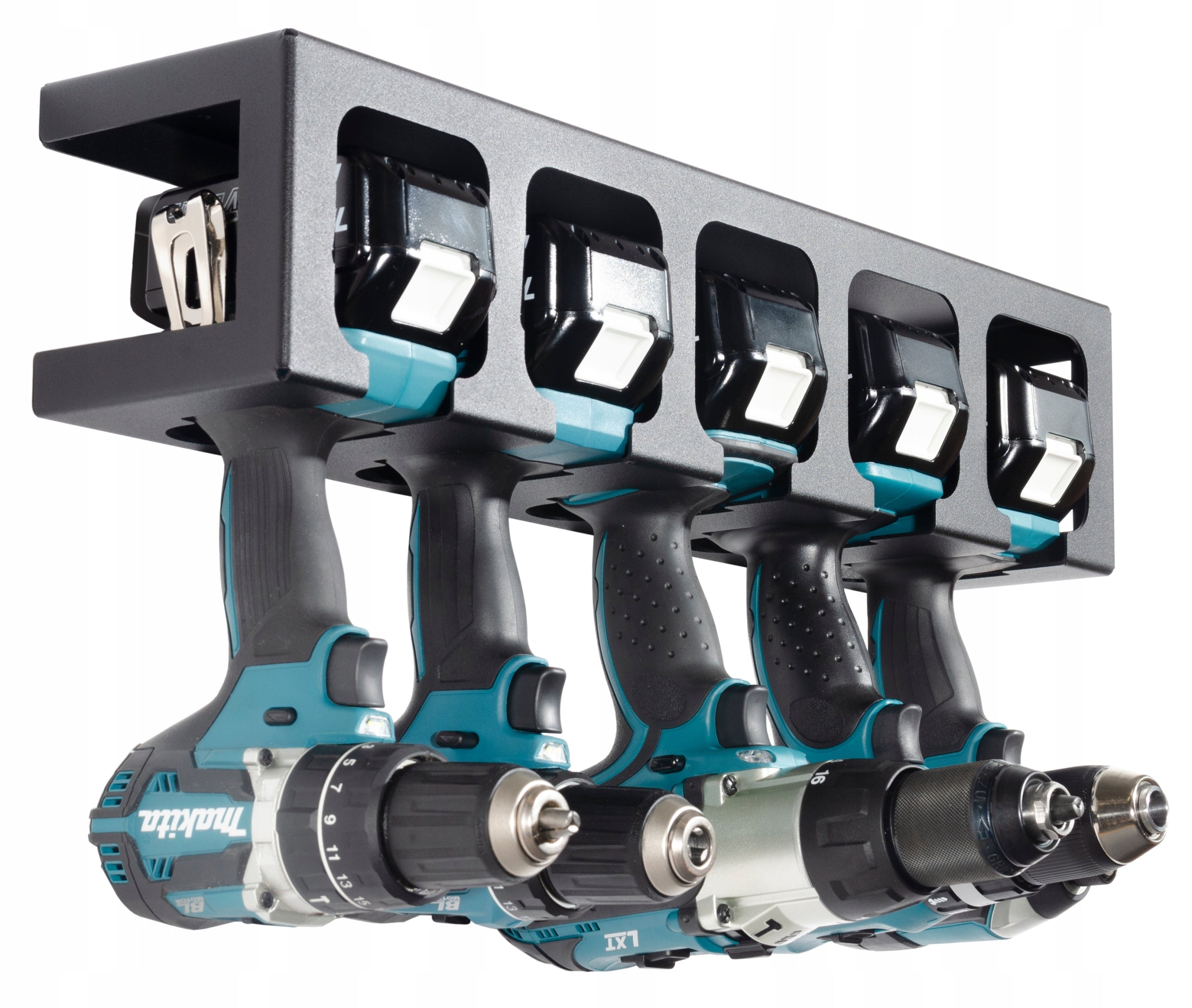 Hanger for cordless SCREWDRIVERS, power tools 5 seats Kind row hanger