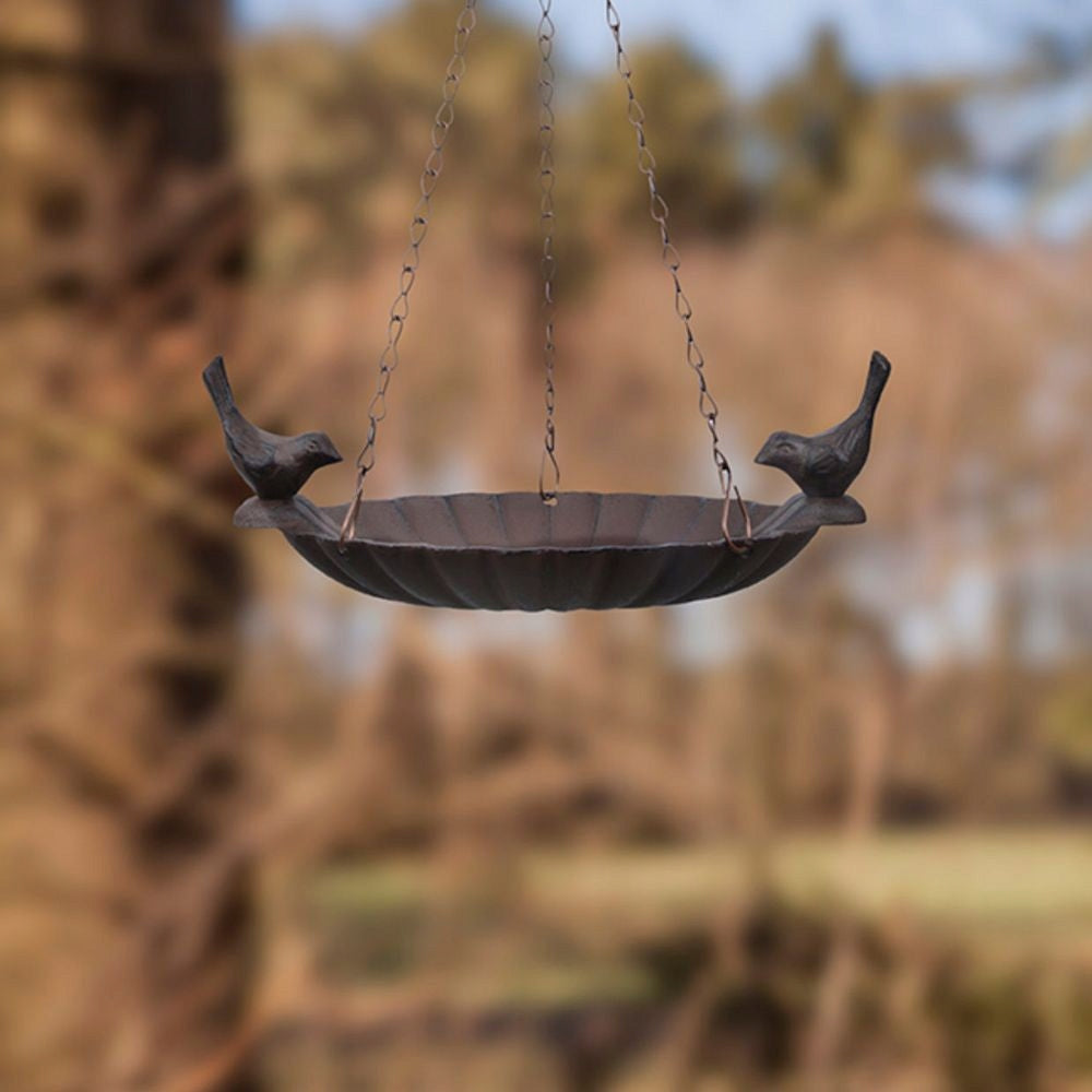 Hanging Bird Drinker DRINKER Cast Iron Bathtub Insects FEEDER Manufacturer Esschert Design