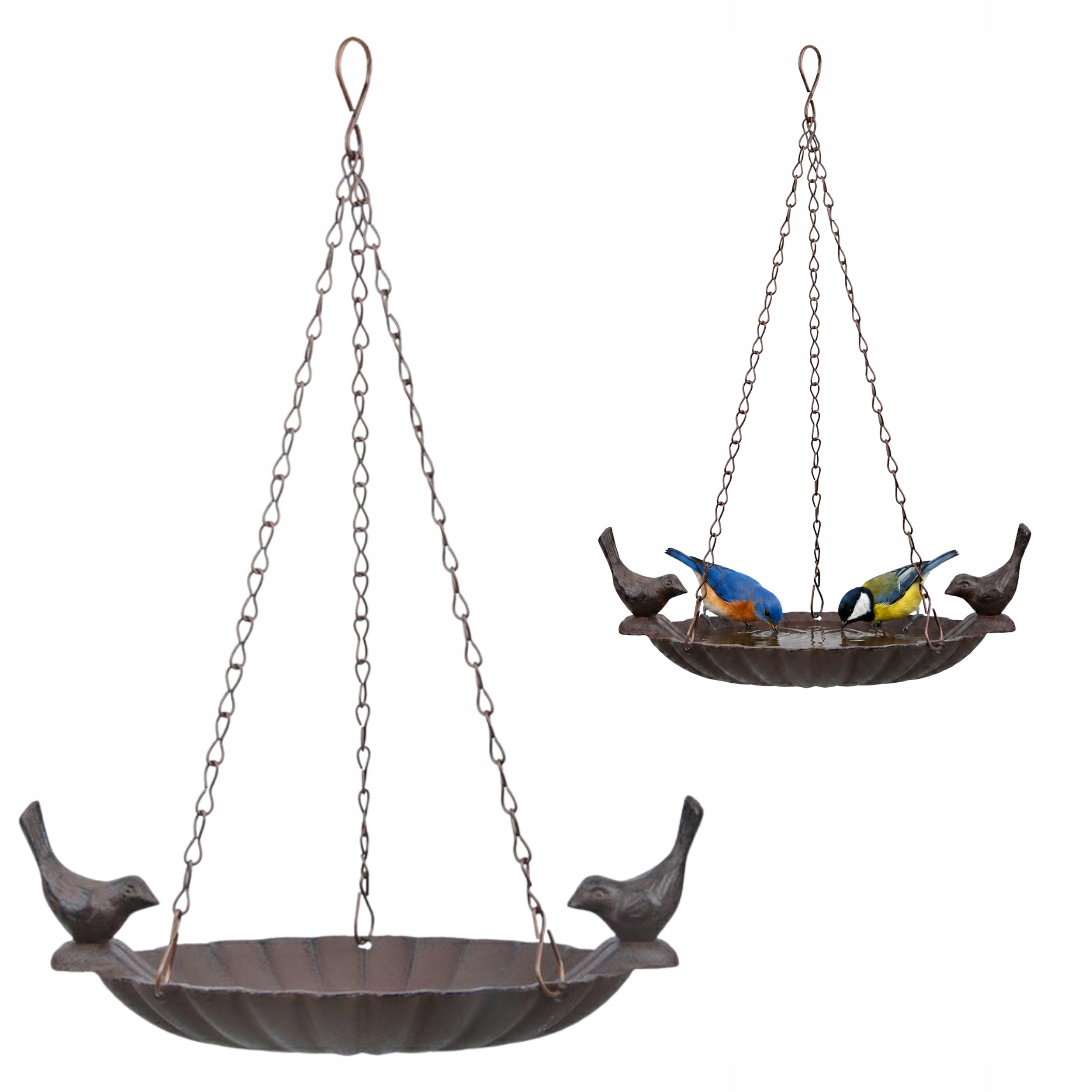 Hanging Bird Drinker DRINKER Cast Iron Bathtub Insects FEEDER
