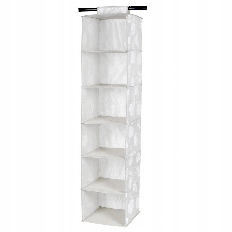Hanging Organizer 6 Shelves for Wardrobe Textile Practical Clothes Shelf EAN (GTIN) 5904194630003