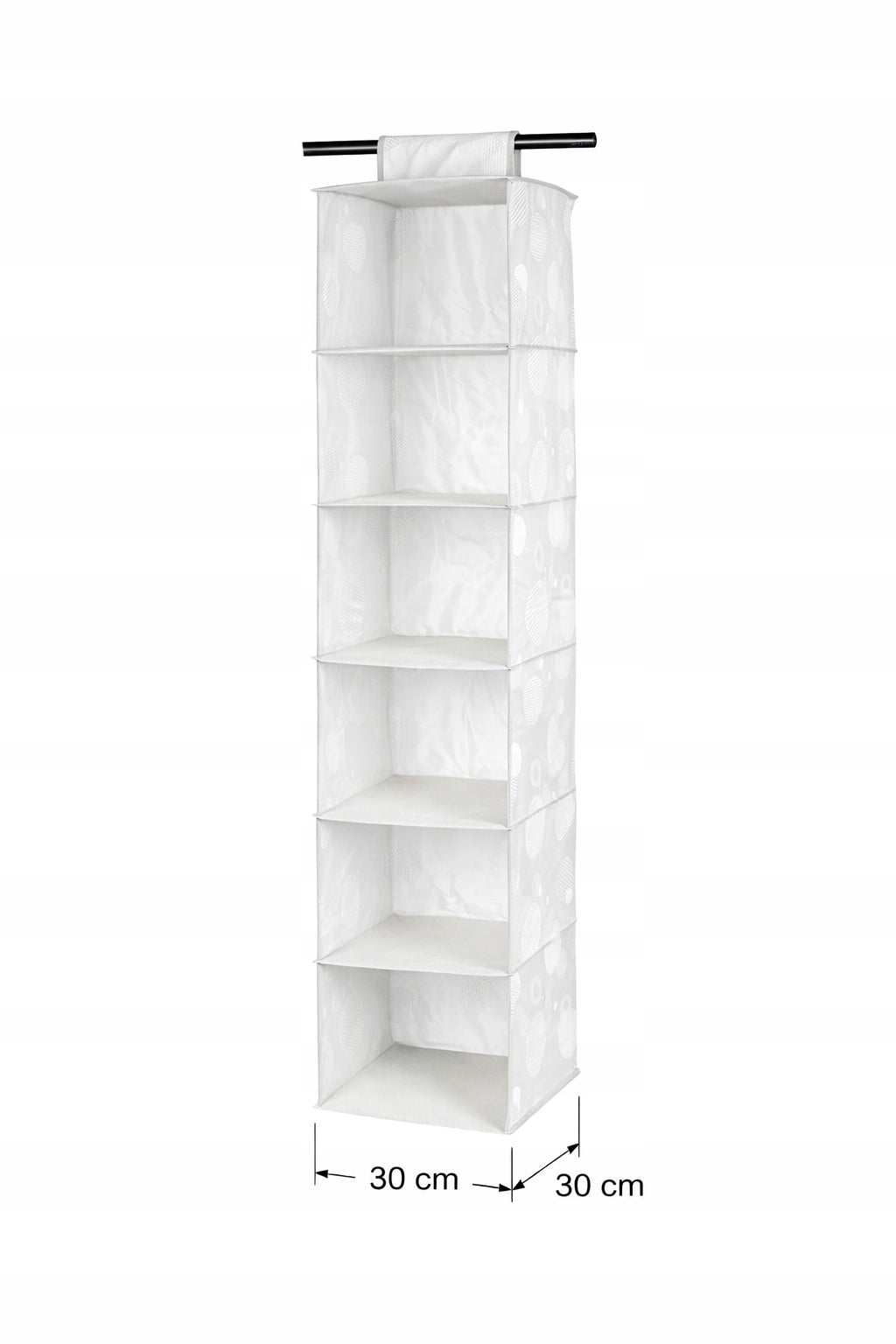 Hanging Organizer 6 Shelves for Wardrobe Textile Practical Clothes Shelf Number of pieces 1 pcs