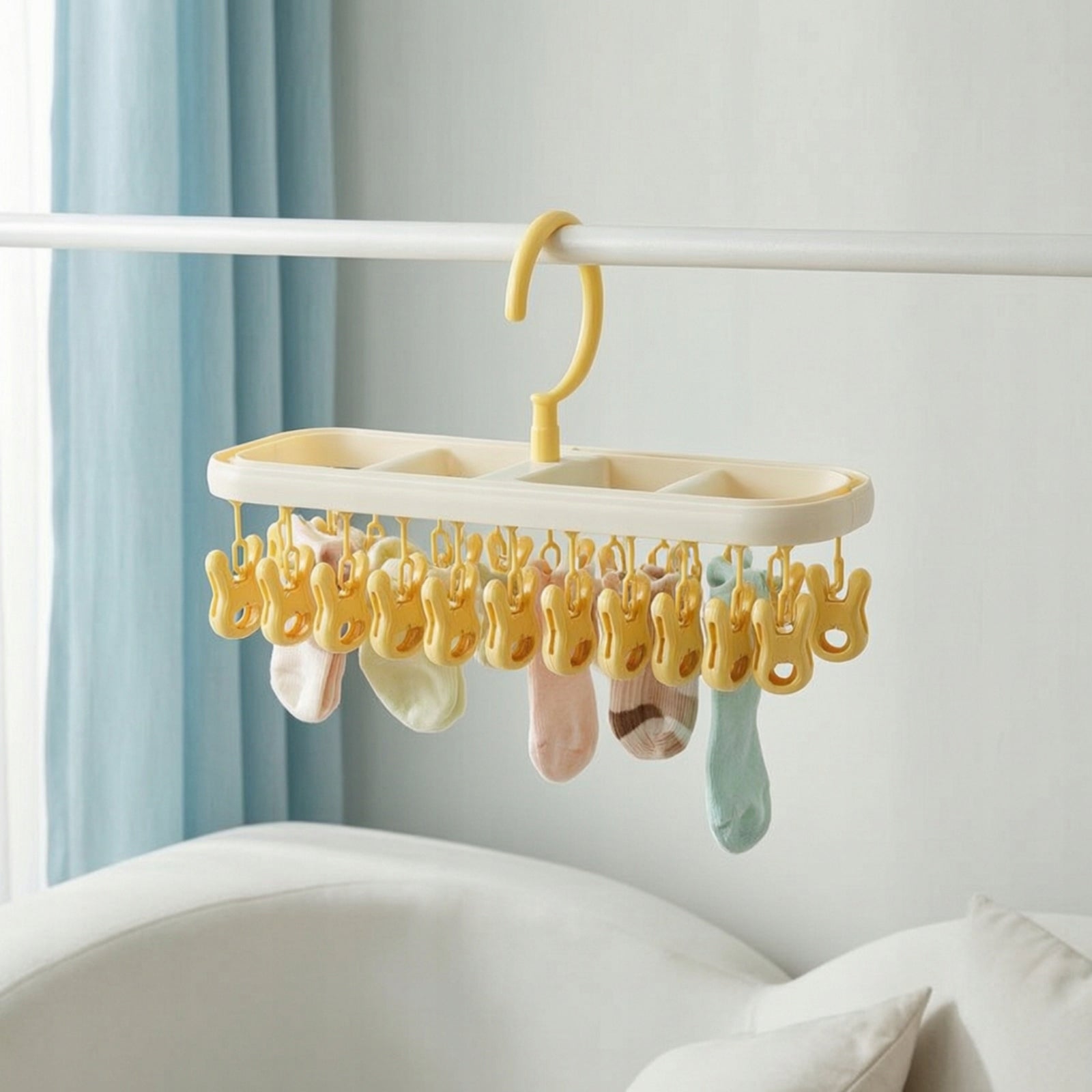 Hanging Rack with Clips Space-Saving Drying Rack with Clips Swivel for Rv Additional information Foldable