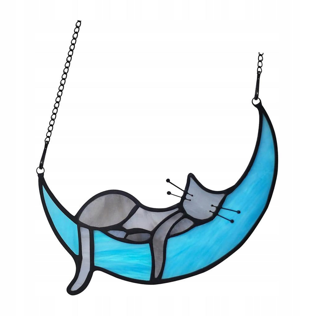 Hanging Stained Glass Window Hanging hangings Grey Product weight with unit packaging 0.077 kg