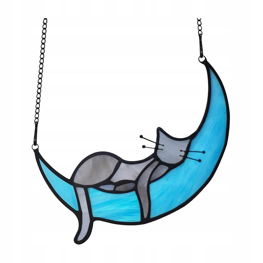 Hanging Stained Glass Window Hanging hangings Grey Type sculpture (figure)
