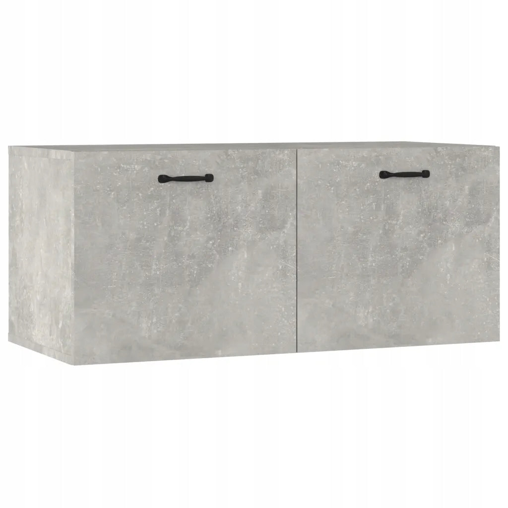 Hanging cabinet, grey concrete, 80x35x36,5 cm Brand VidaXL