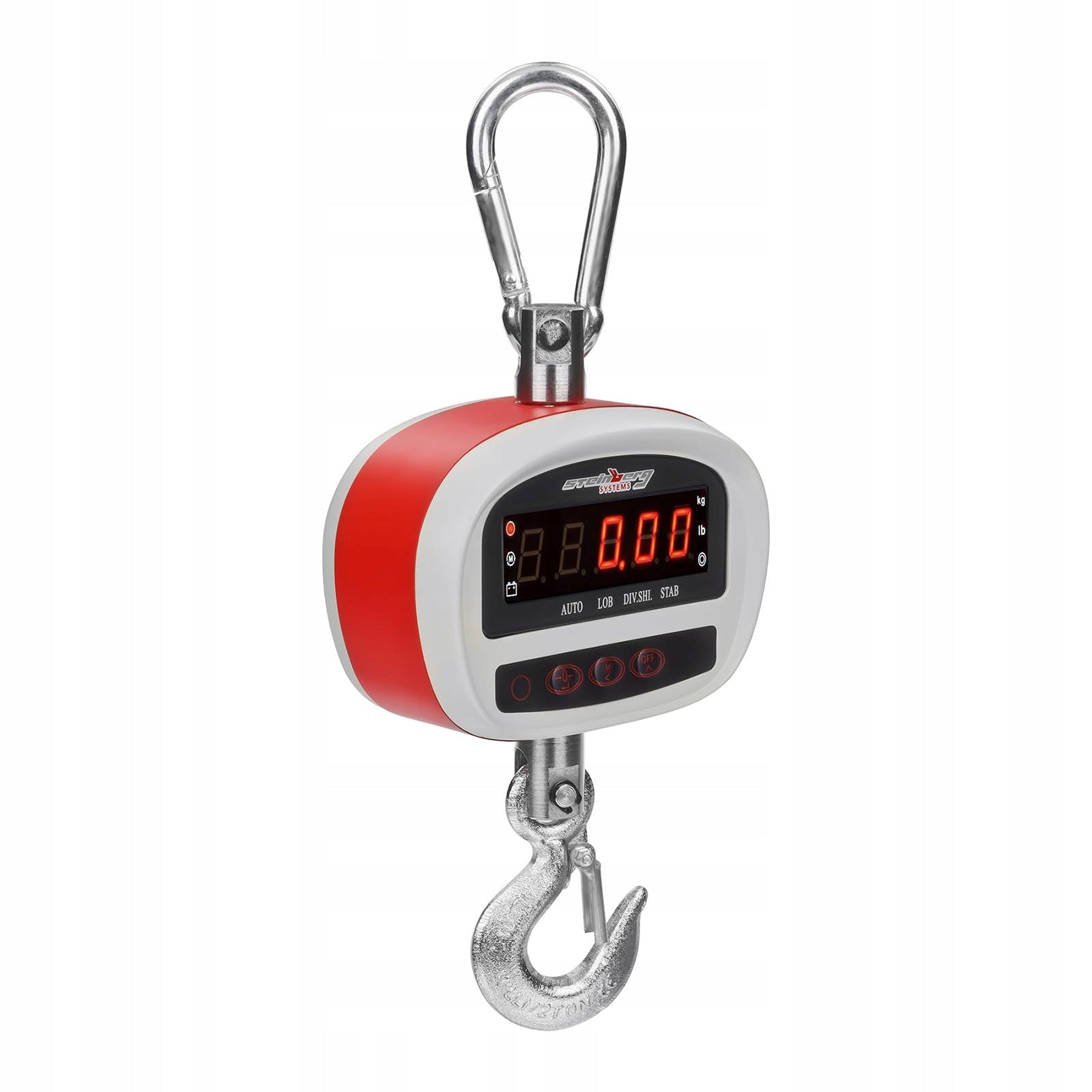 Hanging hook scale 300 kg lifting capacity with remote control and led display Brand Steinberg Systems