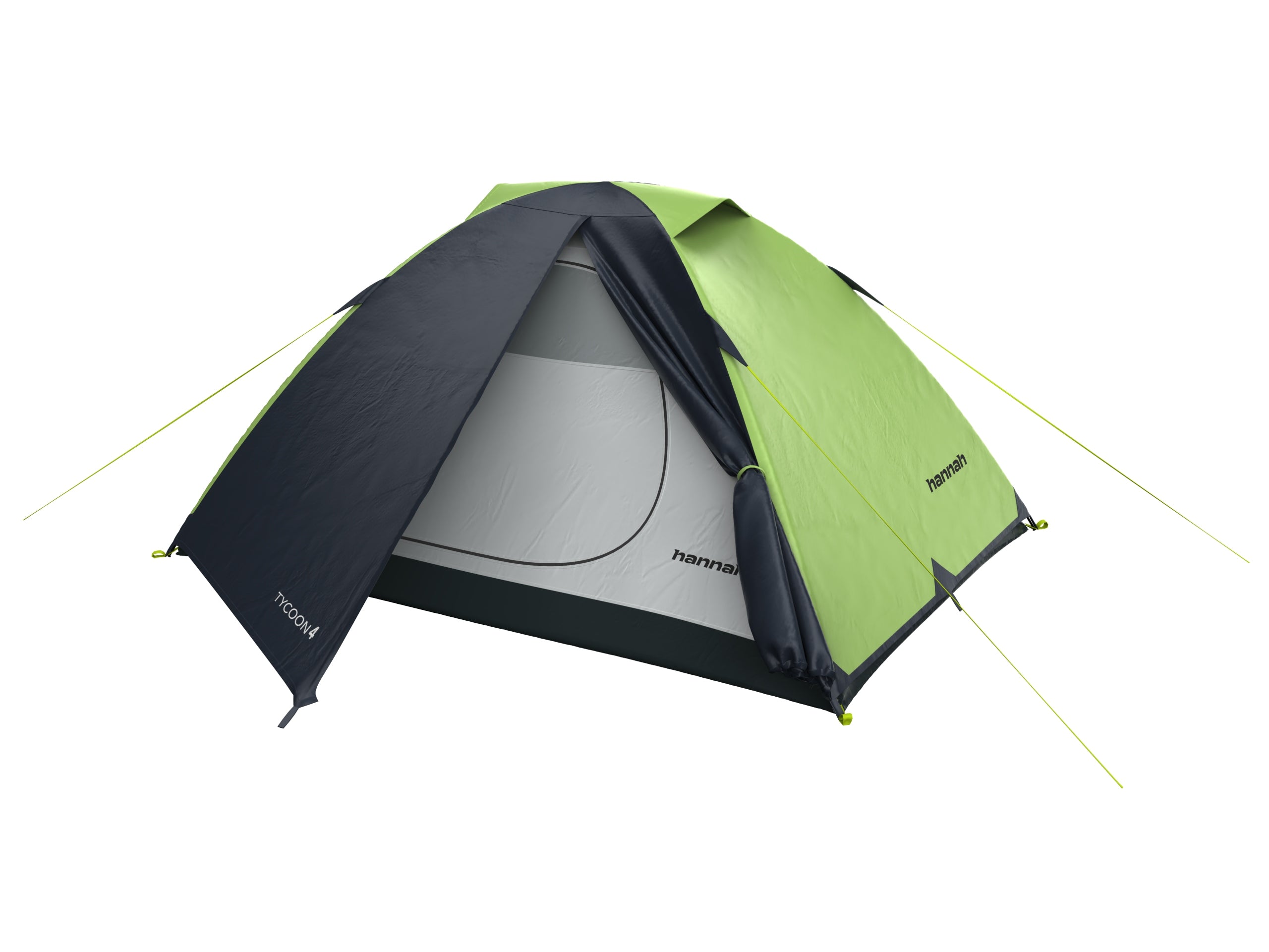 Hannah TYCOON 4 SPRING GREEN/CLOUD GRAY II tent