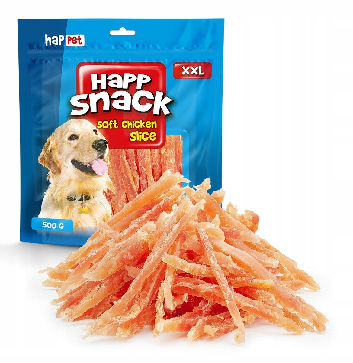 Happet Soft Chicken Strips 500g
