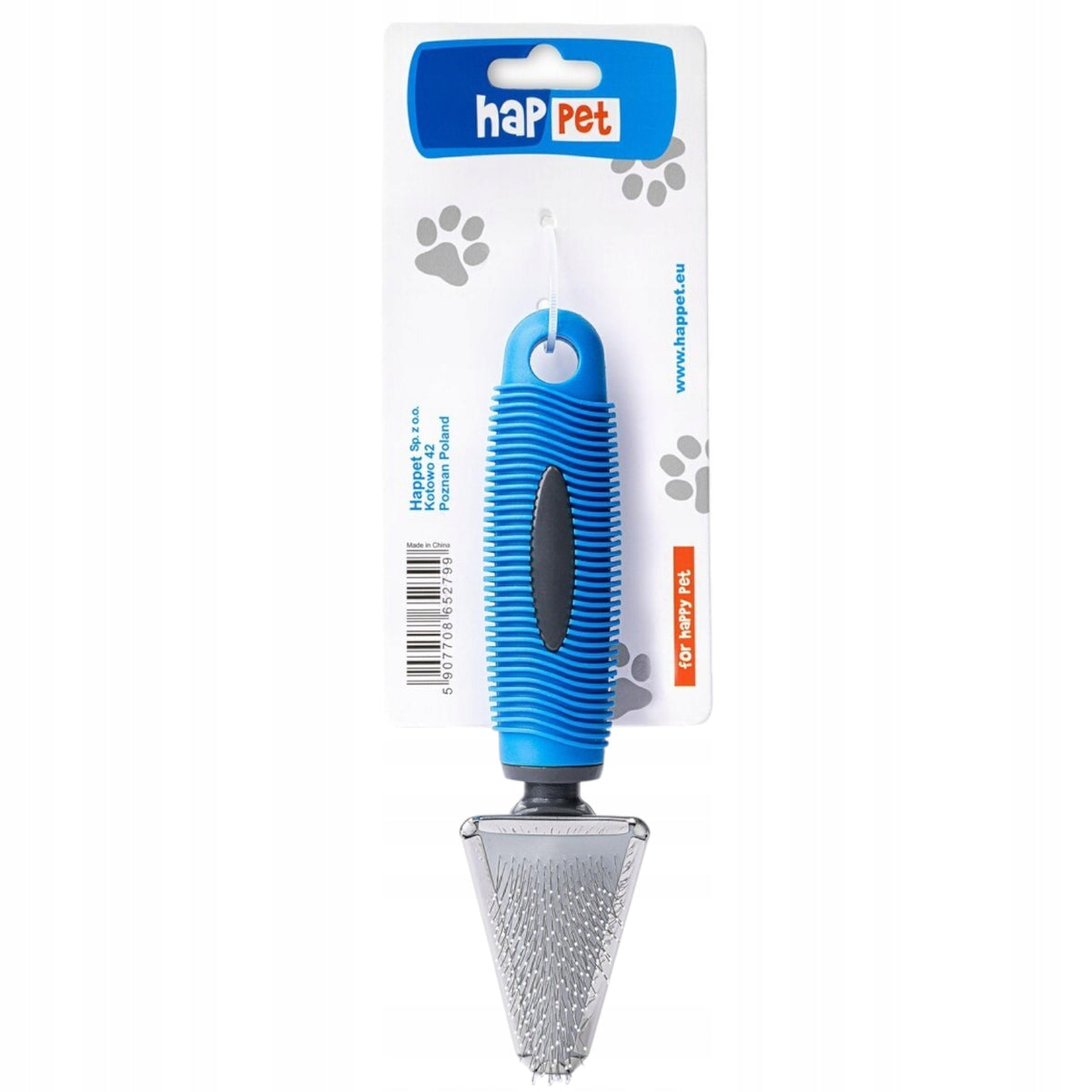 Happet Triangular Scraper Precision Cat Dog Brush 18,5x4,5cm GS39 Brand Happet