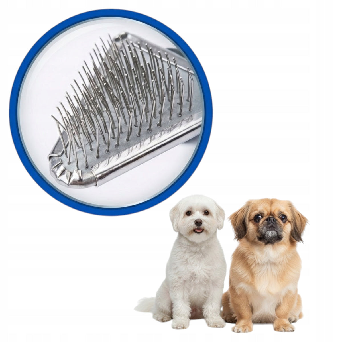 Happet Triangular Scraper Precision Cat Dog Brush 18,5x4,5cm GS39 Kind curry comb