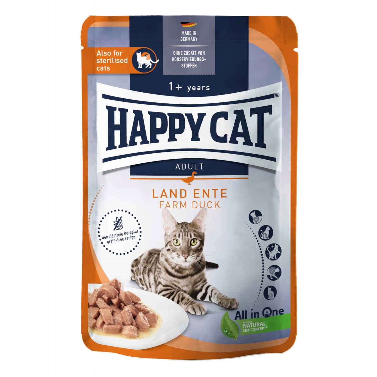 Happy Cat Culinary Land-Ente Duck in Sauce 85g