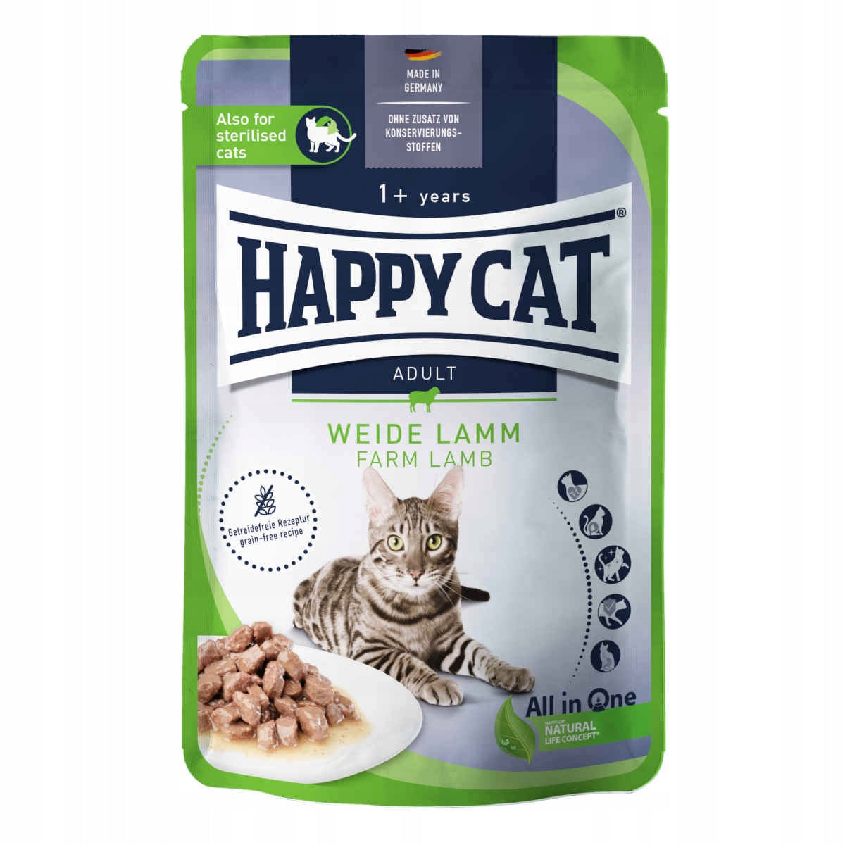 Happy Cat Culinary Meat in Sauce Farm Lamb Wet Food Lamb 85g