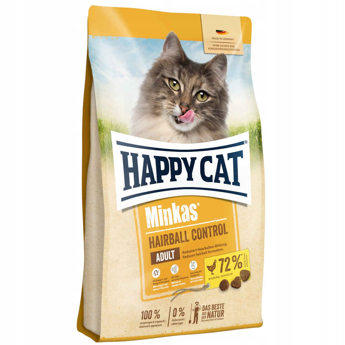 Happy Cat Minkas Hairball Control Chicken 4kg