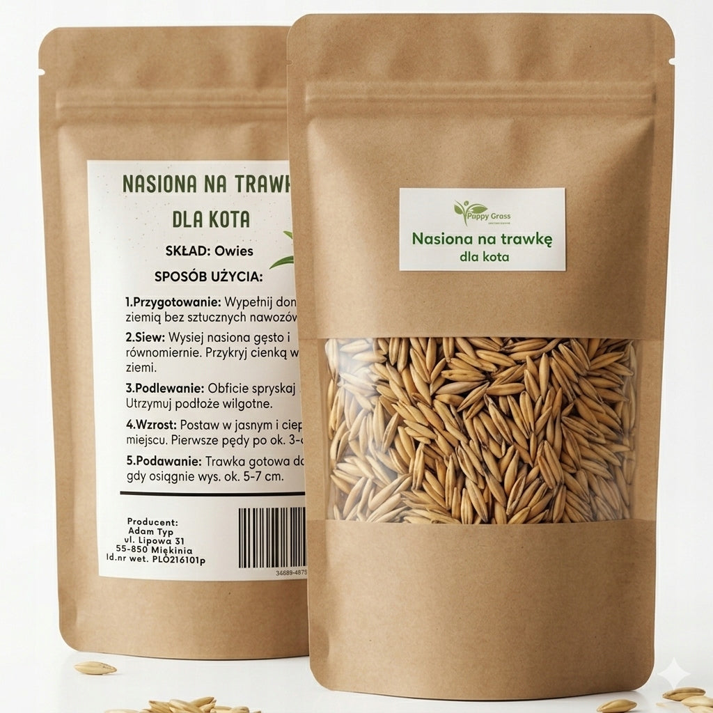 Happygrass Cat Grass Seeds 90g Fast Growth in 3-5 Days