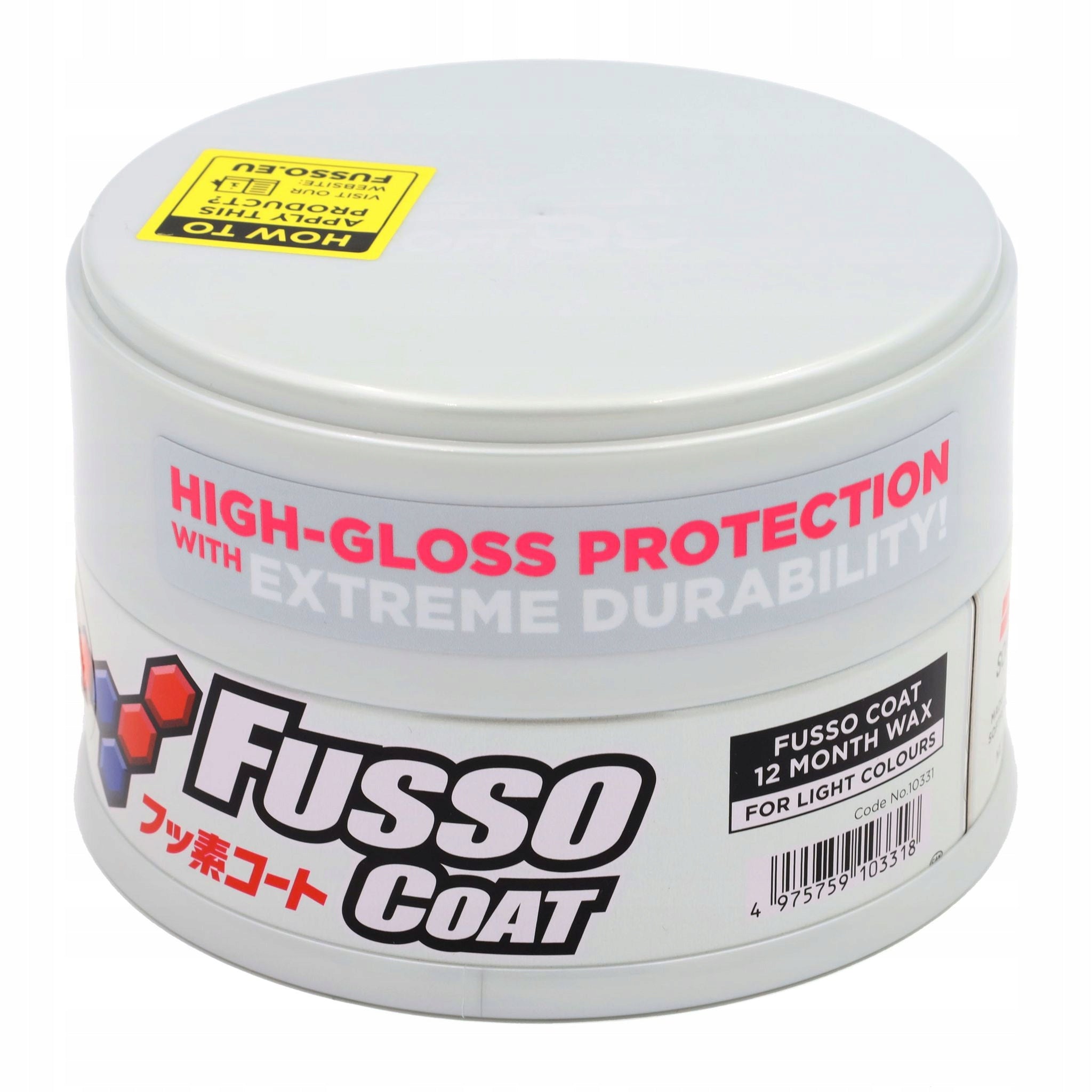 Hard Wax SOFT99 Fusso Coat 12 Months Wax Light 200g Product weight with unit packaging 0.2 kg