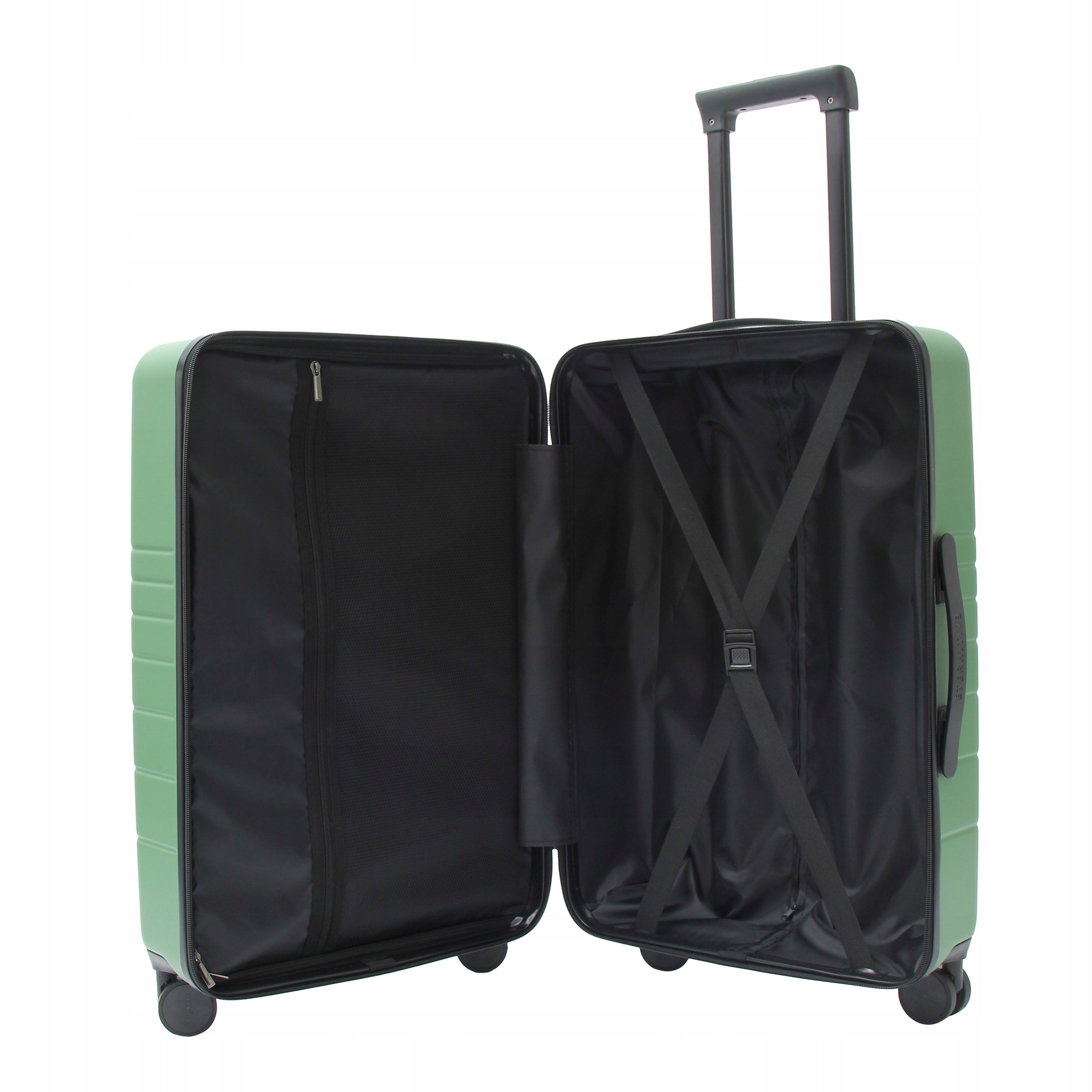 Hard case large Eternitive E2 ABS 97L for 3 weeks TSA green Depth (shorter edge) 32 cm