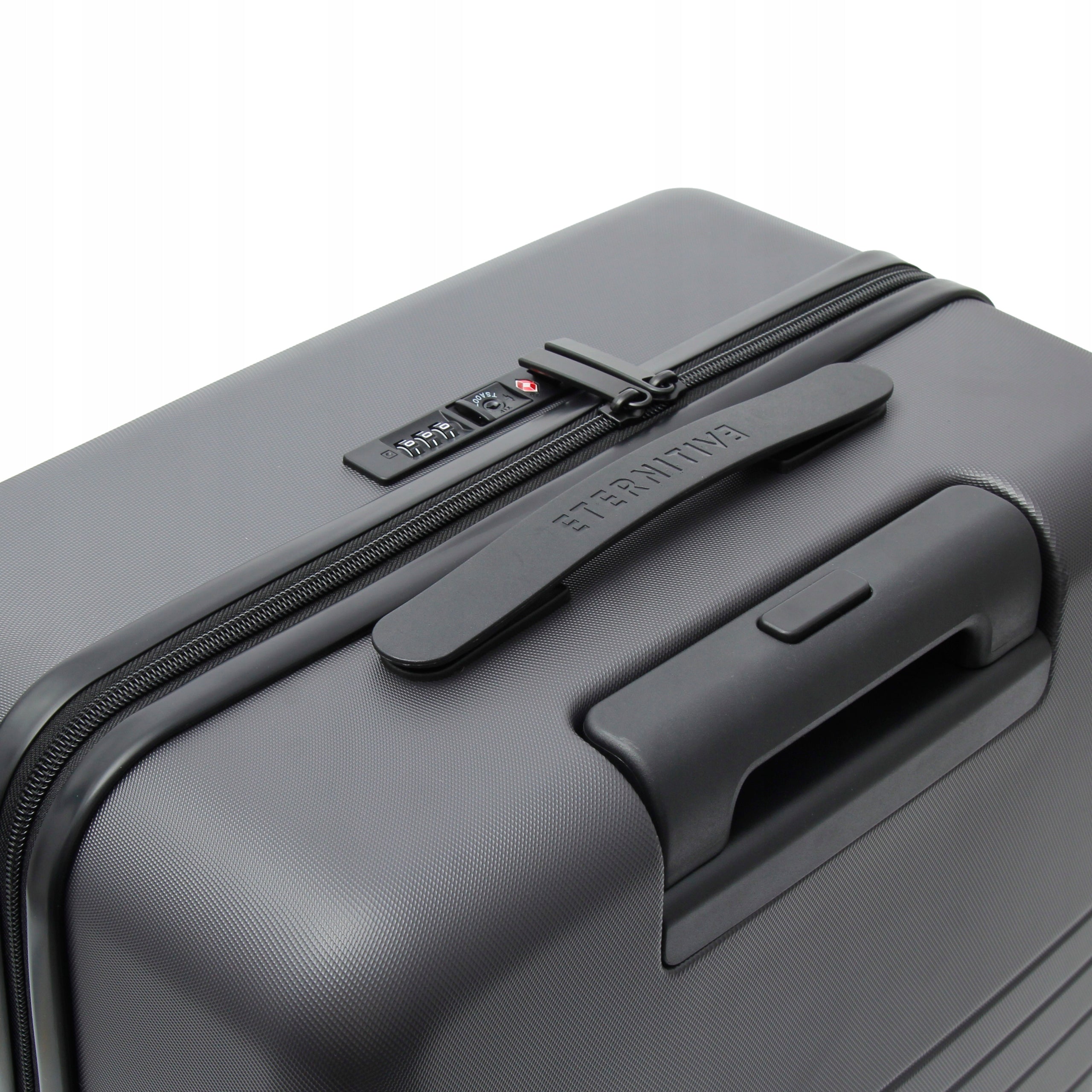 Hard case large Eternitive E2 ABS 97L for 3 weeks TSA grey Height 75 cm