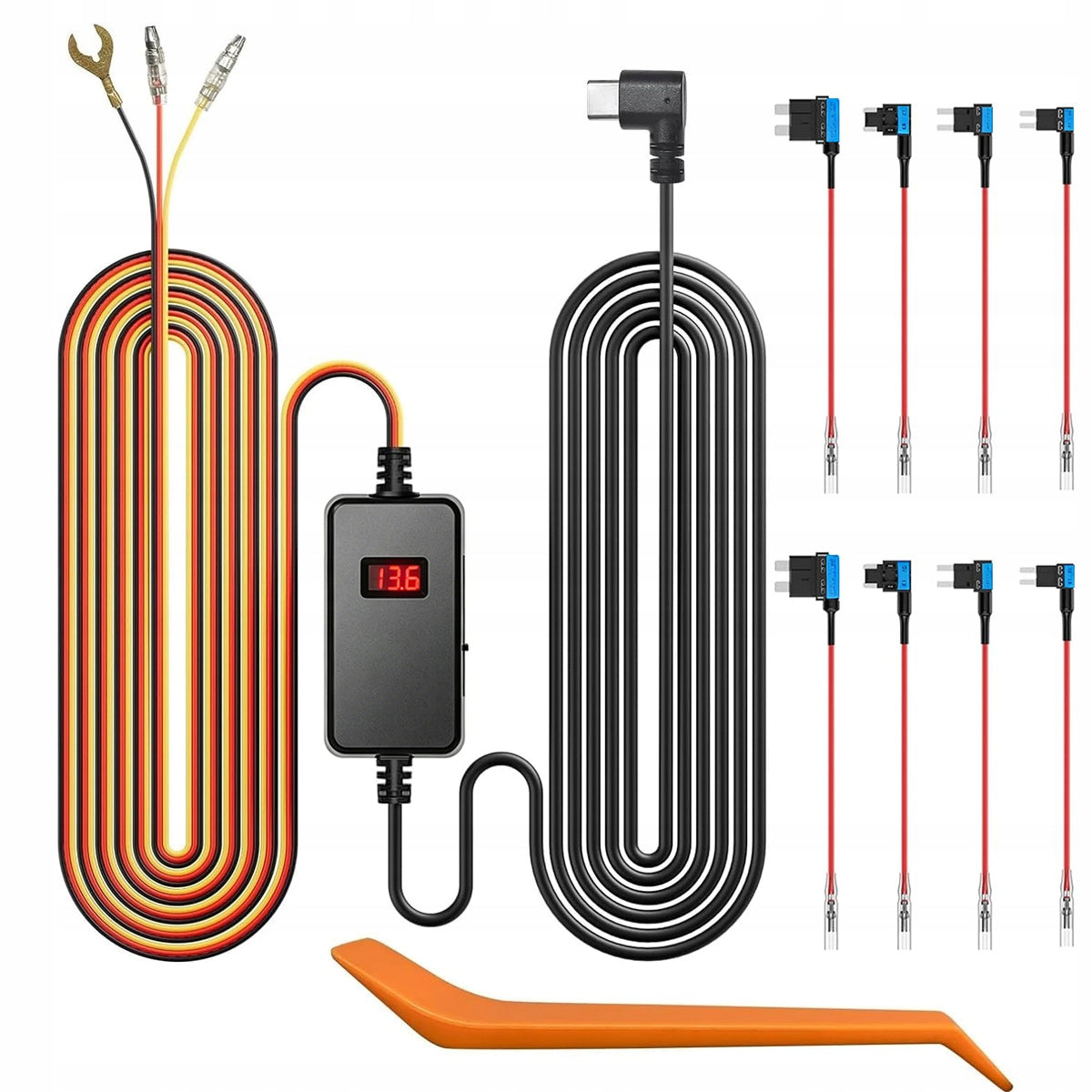 Hardwire Kit for Dash Cam, Universal Power Cable for All