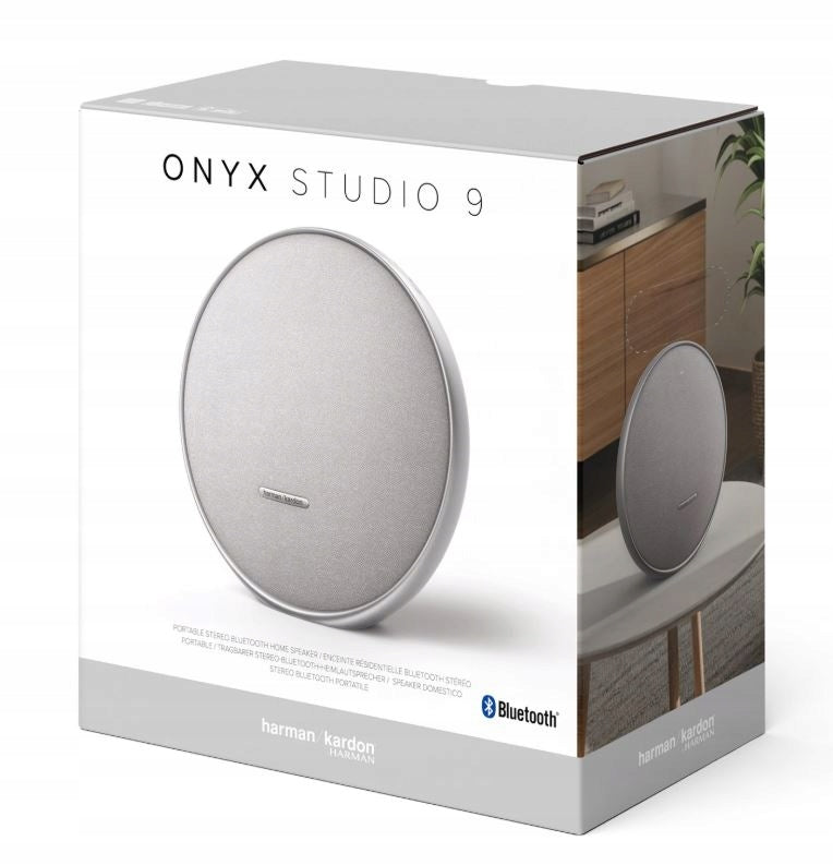 Harman Kardon Onyx Studio 9 Grey Portable Bluetooth Speaker 50W USB Packaging status original