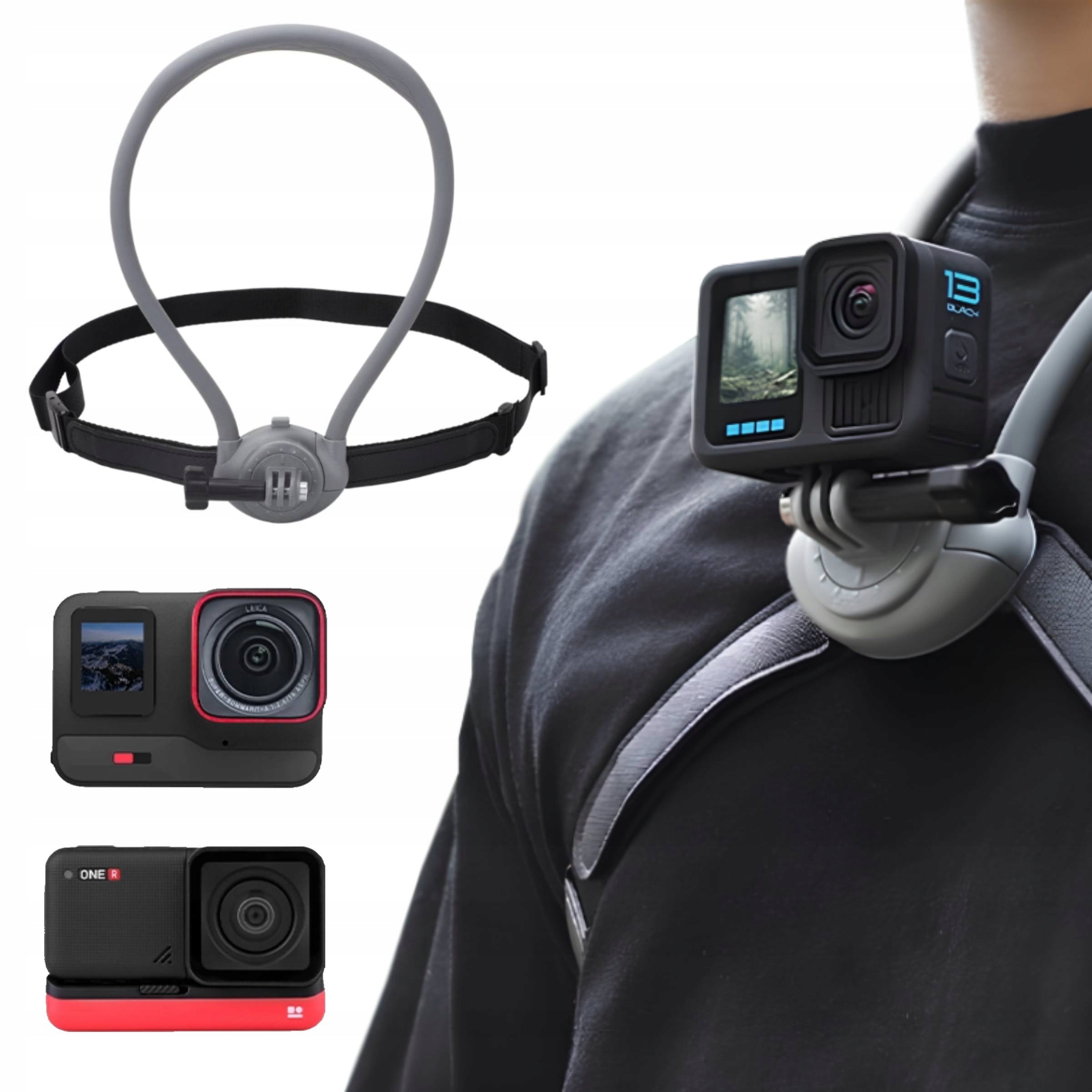 Harness Cage Holder Arms for GoPro Hero DJI Osmo Action 5 6 Pocket 3 Brand Sunnylife