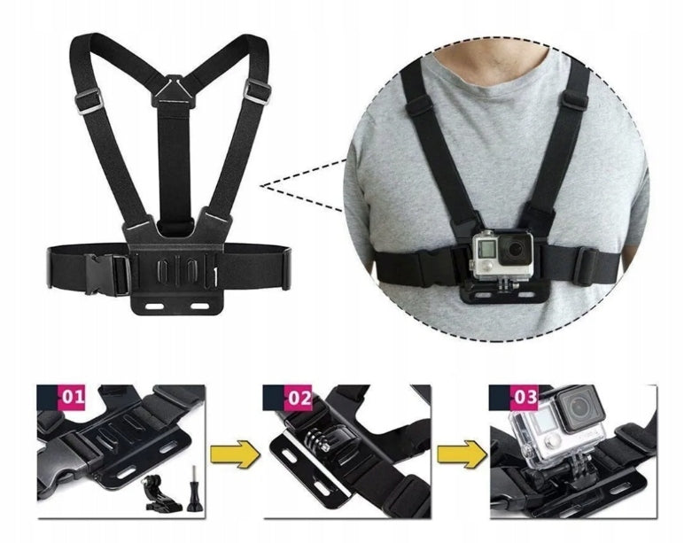 Harness Chest Holder for GoPro / DJI Phone and Cameras Packaging status original