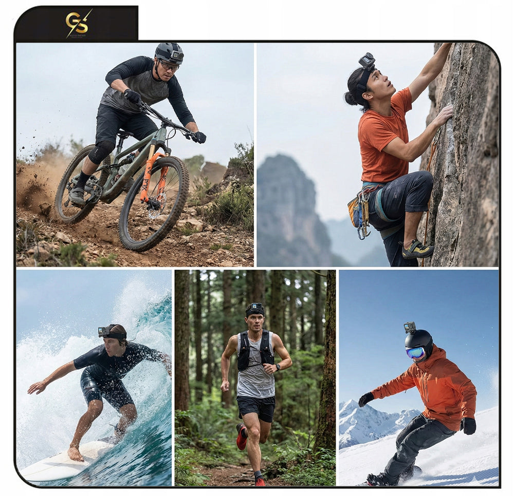 Harness Headband Holder for GoPro 13 12 Mission 1 DJI Sports Cameras Packaging status original