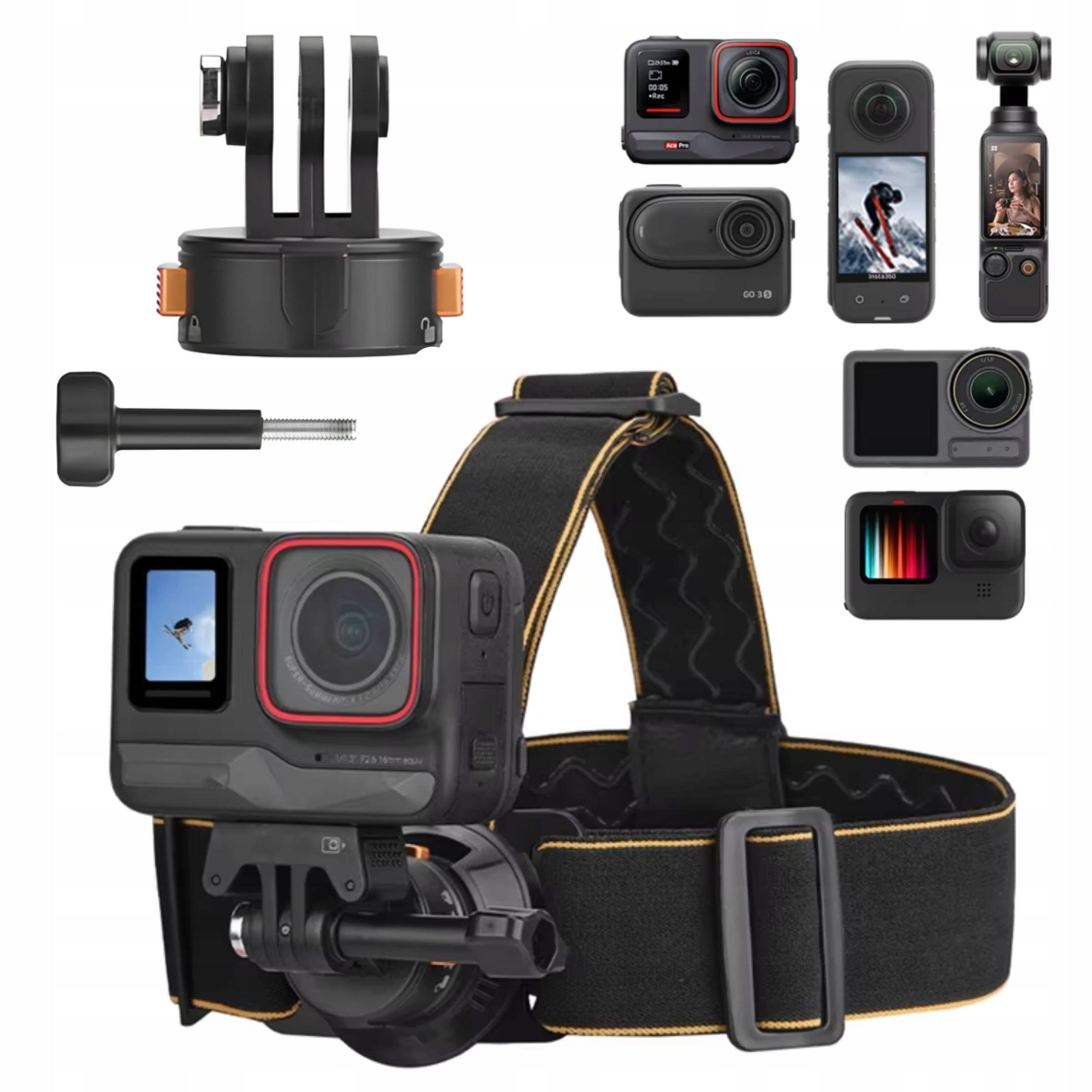 Harness Headband Magnetic Adjustment for GoPro Hero DJI Osmo Action