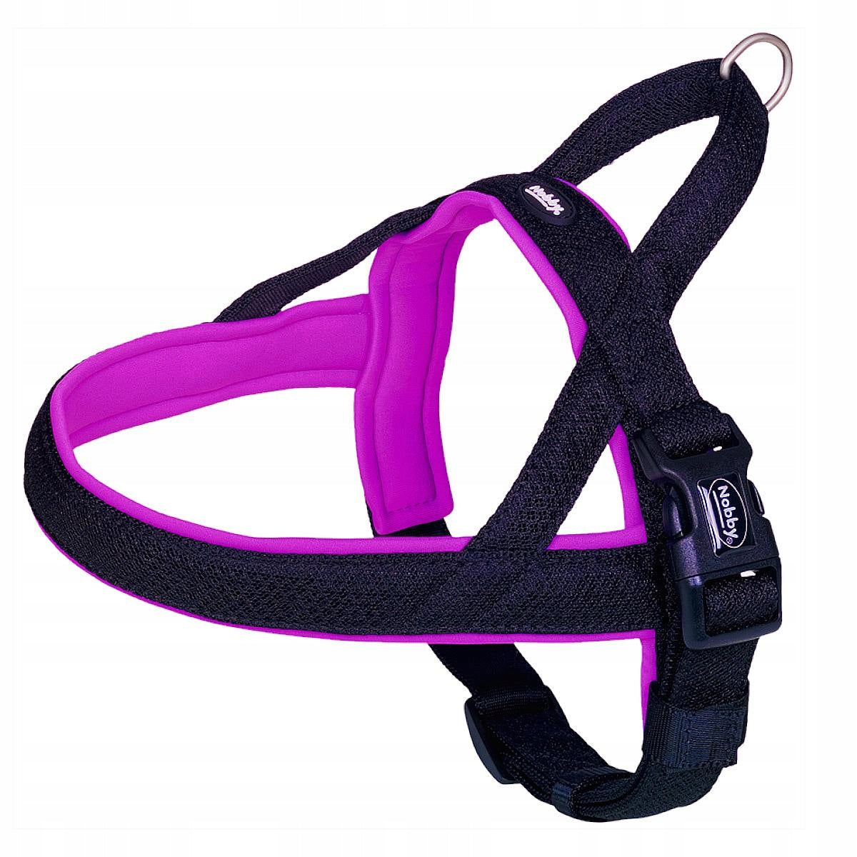 Harness PREMIUM NORWEGIAN MESH PRENO S-M 38-50cm/25mm PURPLE-BLACK