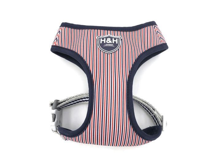 Harness Printed Tweed HHZDH10005-L - red and white navy stripes size. L
