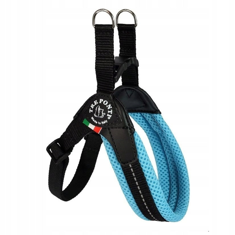 Harness TRE PONTI French Bulldog Blue size 3,5