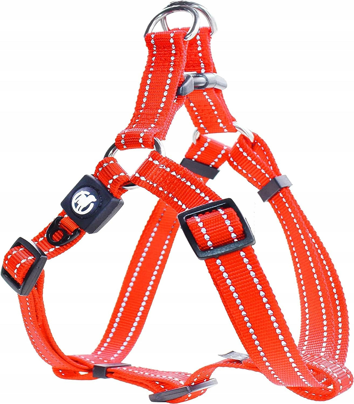 Harness, dog harness, size XXS, reflective, orange DDOXX