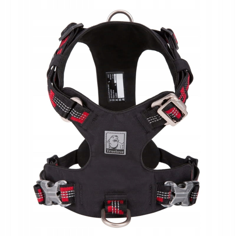 Harness for BIG dog WATERPROOF, LIGHTWEIGHT Truelove Adventure Dog BLACK L Brand Truelove