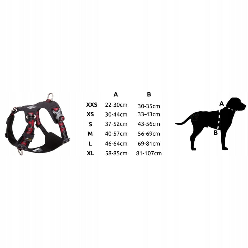 Harness for BIG dog WATERPROOF, LIGHTWEIGHT Truelove Adventure Dog BLACK L Type adjustable