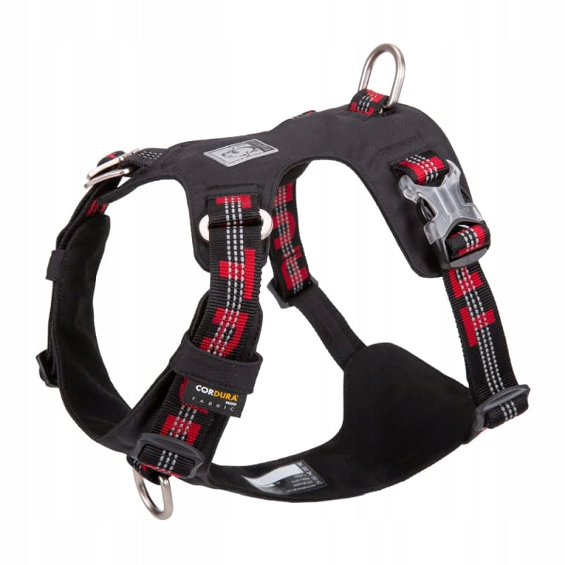 Harness for BIG dog WATERPROOF, LIGHTWEIGHT Truelove Adventure Dog BLACK L