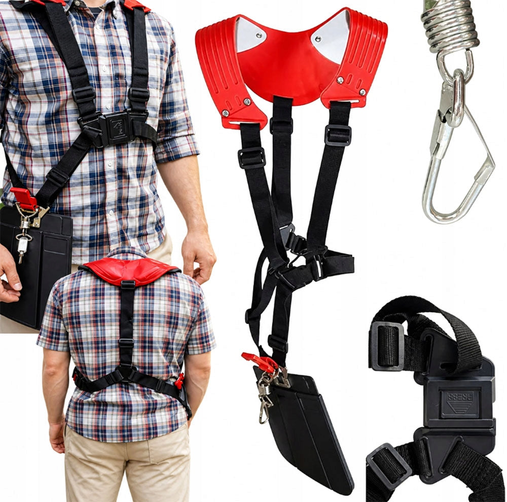 Harness for Combustion Scythe Trimmer Support Belts Harness Adjustable Sturdy Type harness for scythe