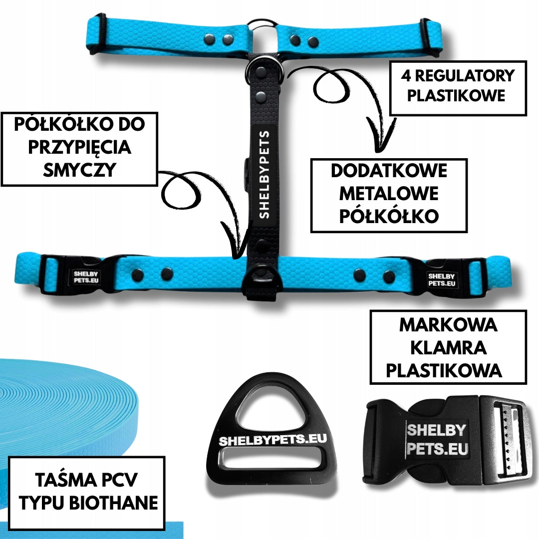 Harness guard biothane waterproof for dog adjustable PVC strong premium Packaging status original