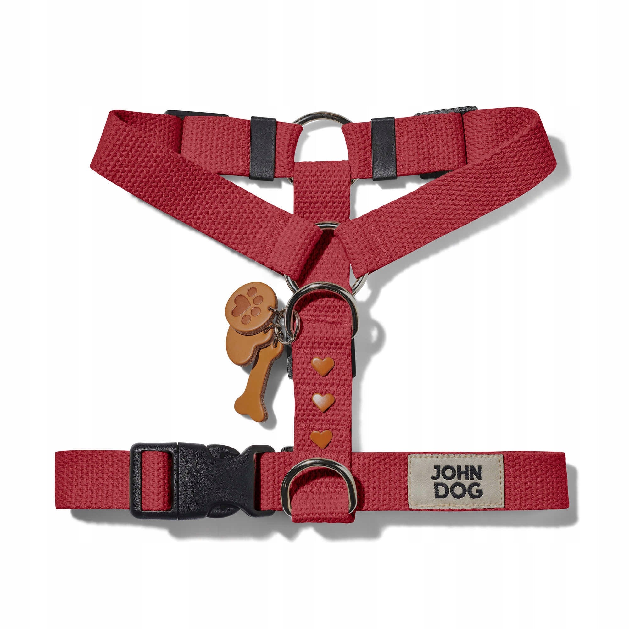 Harness guard for small dog burgundy XS John Dog Manifest