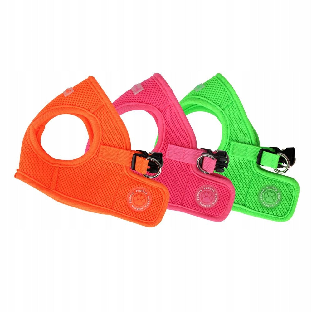 Harness/vest PUPPIA Soft neon orange - size: S Manufacturer code PAPA-AH1325-OR-S