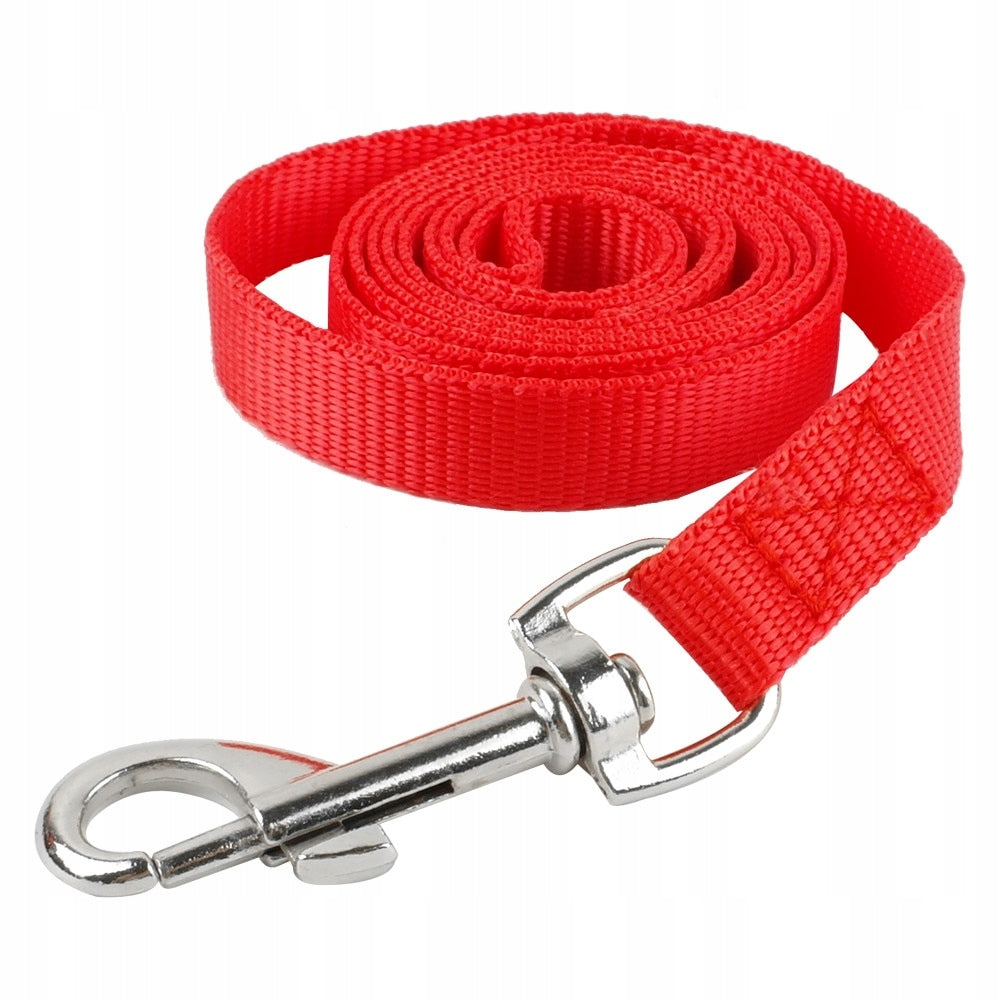 Harness with leash for small dog cat red S reflective pressure-free Color red
