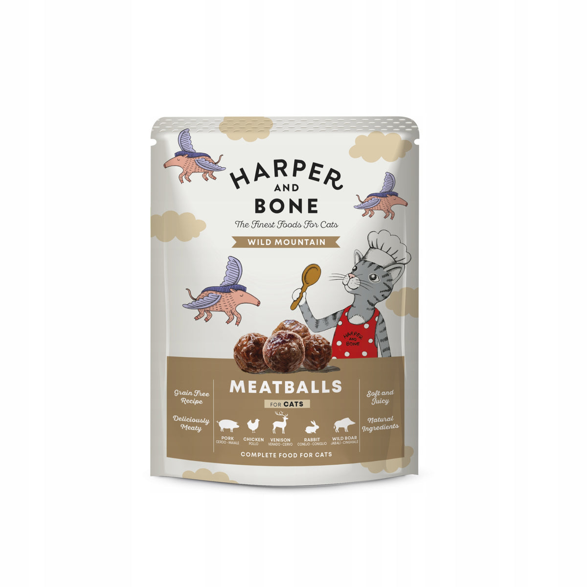 Harper&Bone Cat Pouch Wild Mountain Flavors 85g