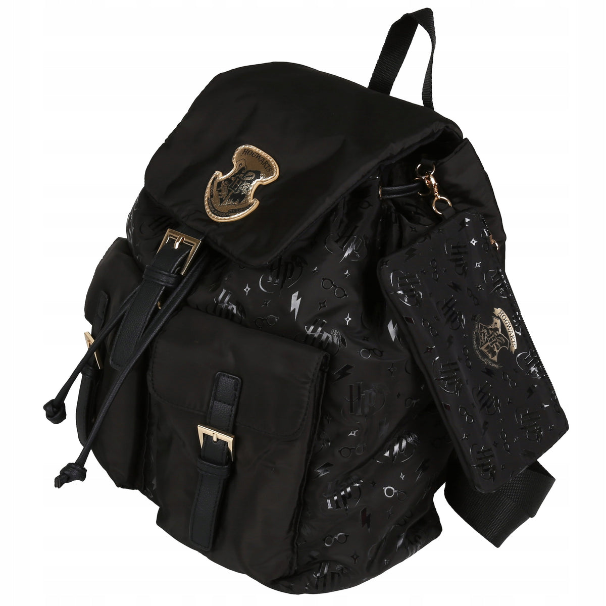 Harry Potter Black Youth Backpack, ROOMY, Urban Backpack with SACHET Brand no brand