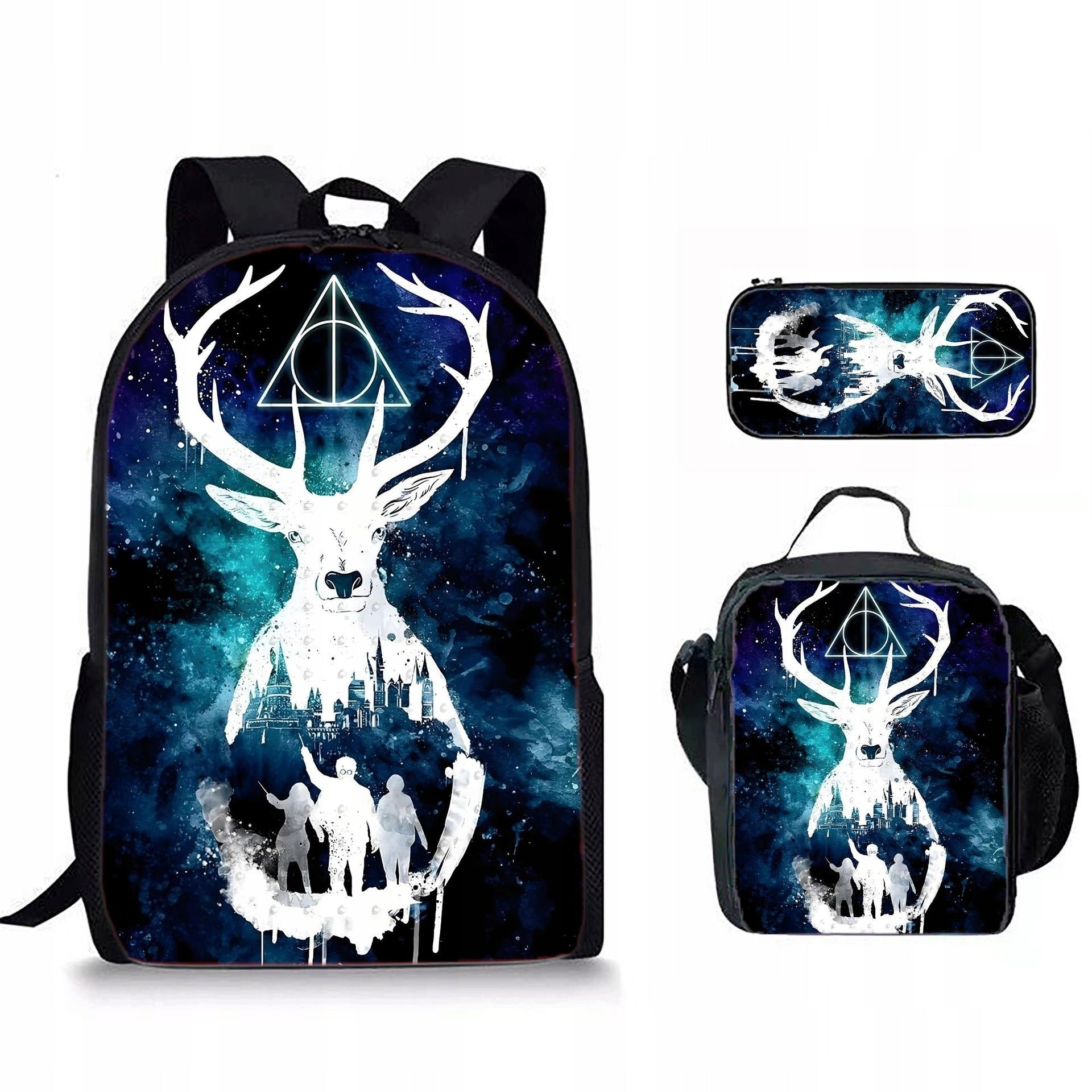 Harry Potter SCHOOL SET BACKPACK A4 PENCIL CASE BAG high quality Brand no brand