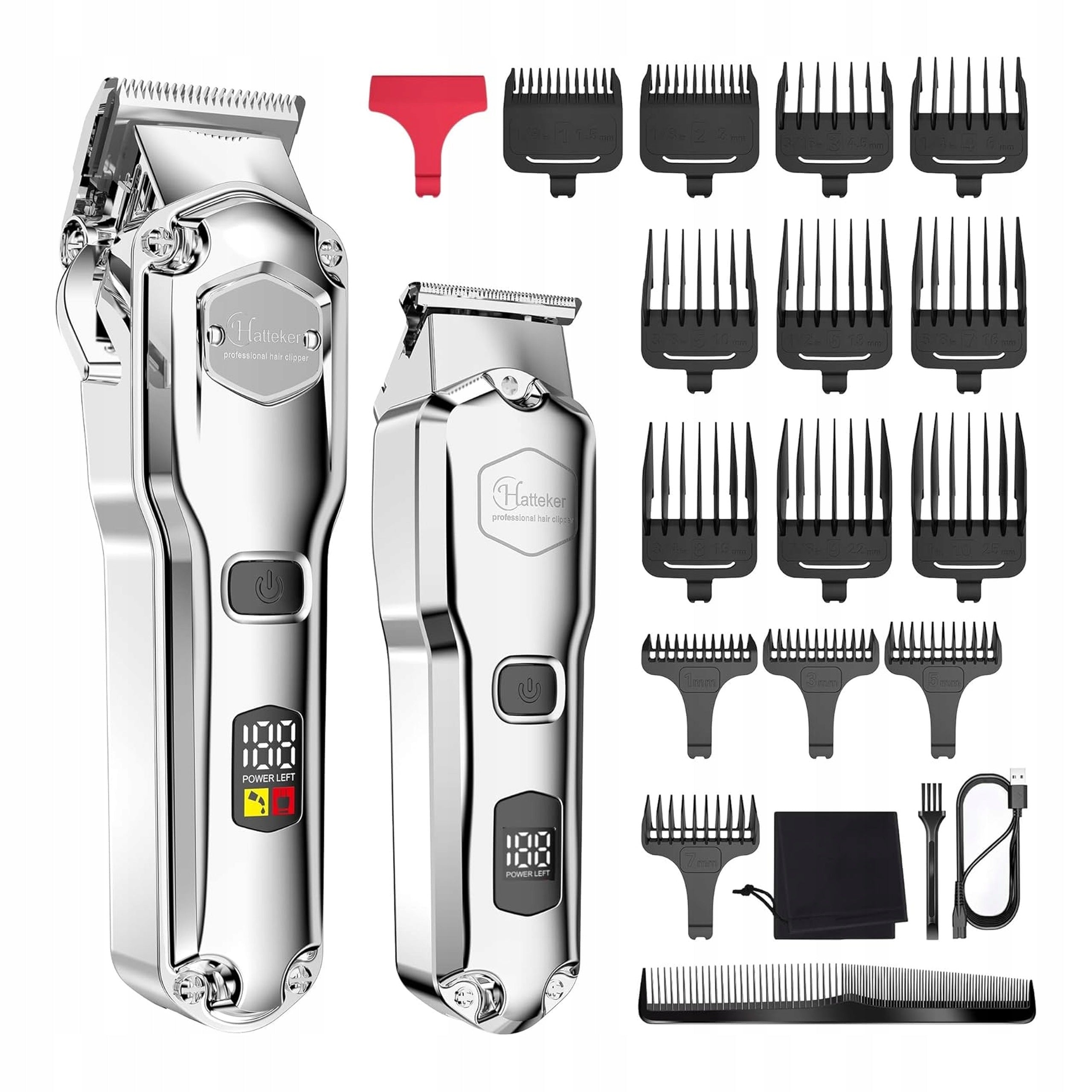 Hatteker hair clipper trimmer for men waterproof IPX7